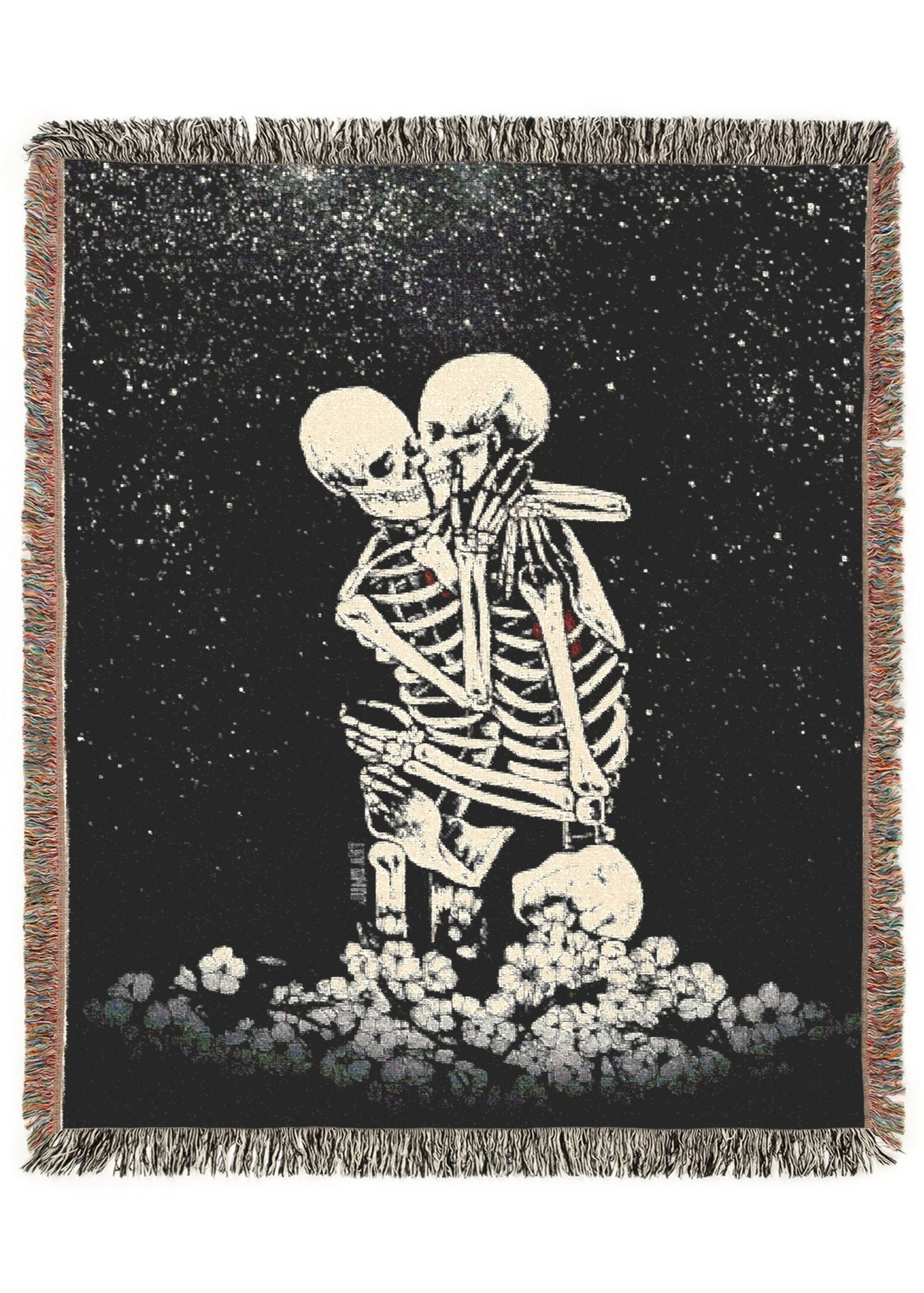 Skeleton Couple Blanket