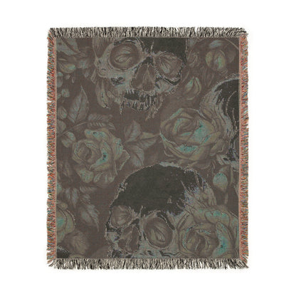 Skull And Roses Blanket