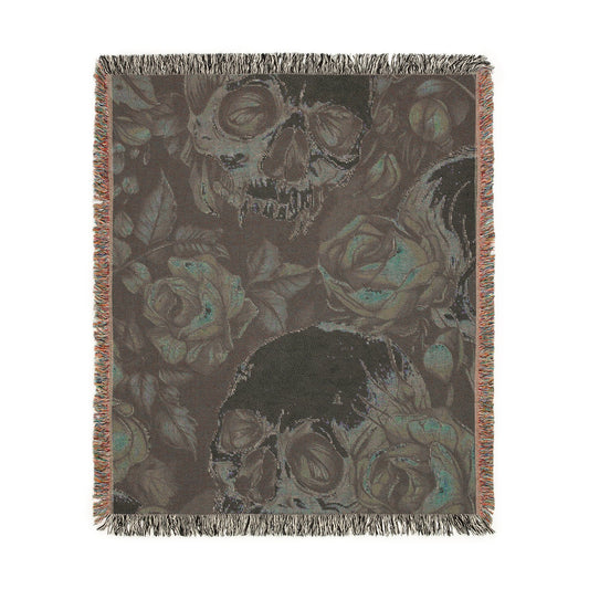 Skull And Roses Blanket
