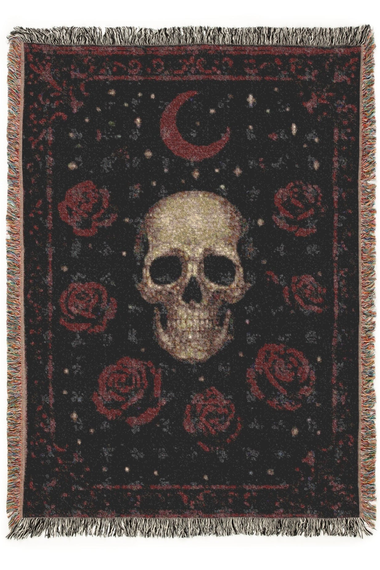 Rose Skull Blanket