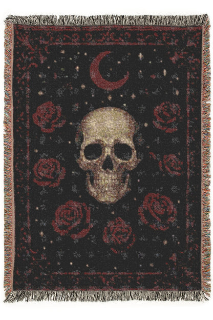 Rose Skull Blanket