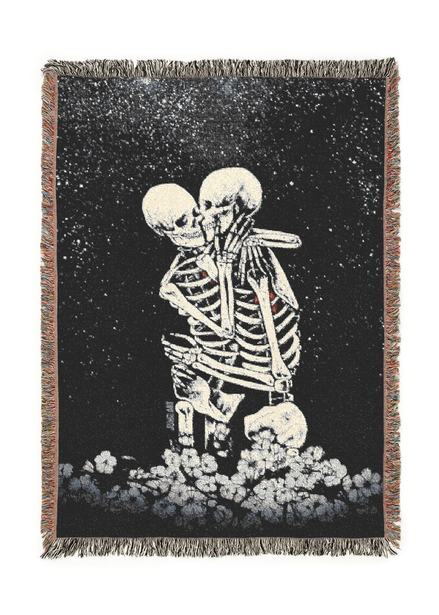 Skeleton Couple Blanket