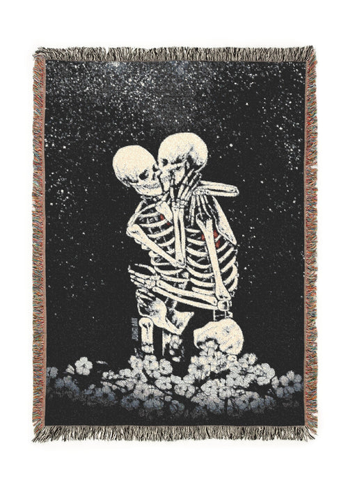 Skeleton Couple Blanket
