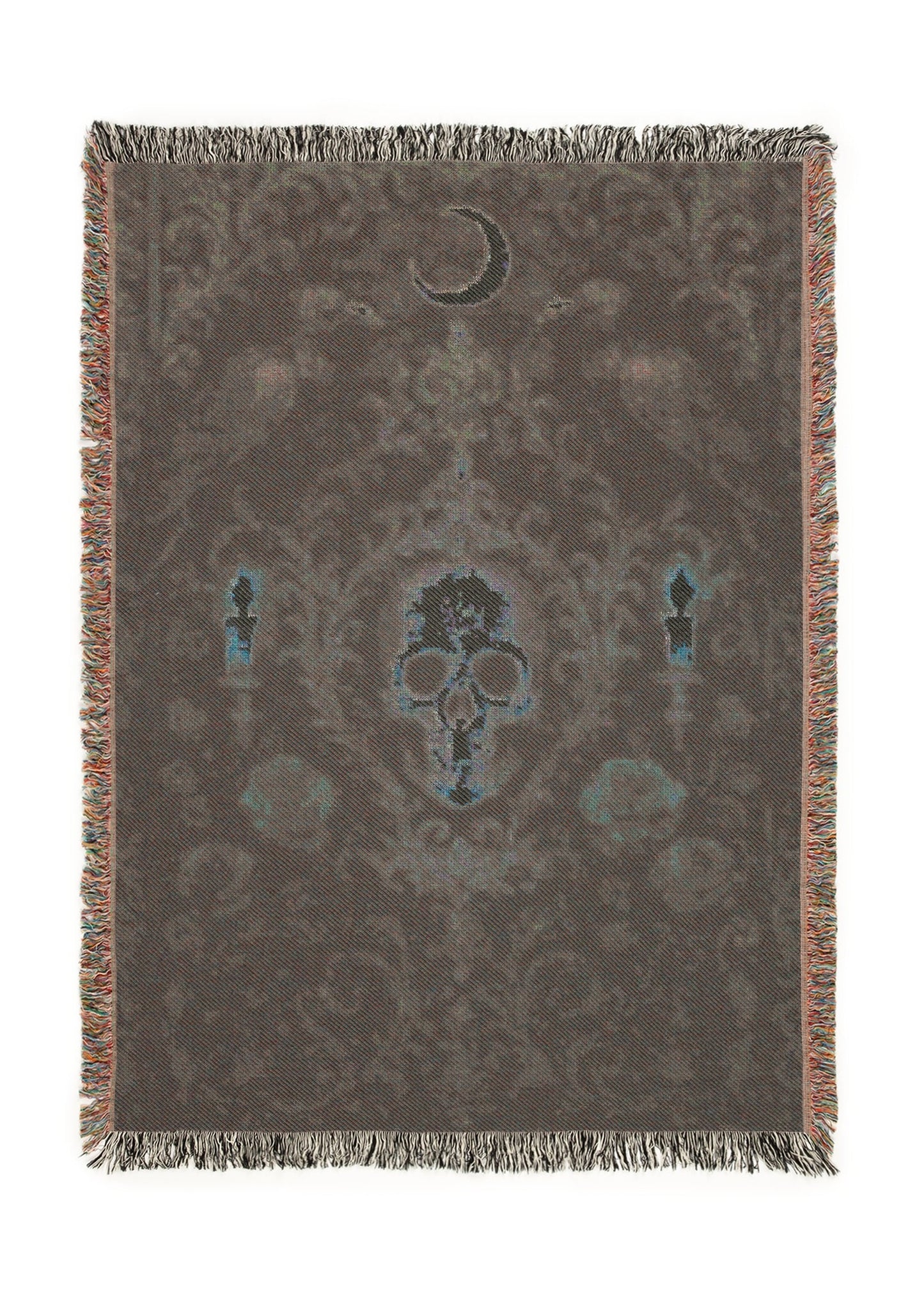 Skull And Raven Blanket