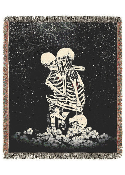 Skeleton Couple Blanket