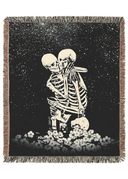 Skeleton Couple Blanket